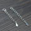 Accesorios artesanales de plata de ley 925 Golden Deer King, venta al por mayor, accesorios de bricolaje hechos a mano para mujer, cadena de extensión para collar