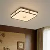 Nueva lámpara de techo de madera de nogal negro norteamericano estilo chino con estética estilo Song para dormitorio, lámpara de techo estilo chino vintage para sala de estar y comedor