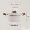 Yan Xuan Cross-border Maifan Stone Wok Panela antiaderente Panela de sopa doméstica Frigideira combinada de quatro peças Utensílios de cozinha