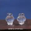 Cristal Branco Piezoelétrico Escultura Leão Despertando Raposa de Nove Caudas Acessórios Urso Pixiu Pulseira Joias Artesanais Exclusivas DIY Atacado