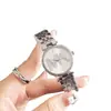 Reloj con Esfera de Nácar, Reloj Artístico de Nicho para Mujer, Correa de Acero, Temperamento Redondo, Versátil, Sencillo, Lujo Ligero, Reloj de Cuarzo a la Moda
