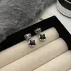 Brincos de Estrela de Cinco Pontas Coroa para Mulheres, Brincos da Moda e Únicos Estilo Ins Nicho, Novos Modelos Outono e Inverno para o Dia a Dia