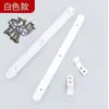 Rieles Guía de Plástico de Apertura Superior, Accesorios Ocultos para Puertas de Gabinete, Gabinete de Almacenamiento para Librería con Puertas Ocultas, Rieles Ocultos Montados Lateralmente
