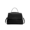 Bolso Tote Bandolera Personalizado de Diseño de Nicho Color Contrastante para Mujer Cuero Genuino Ropa de Trabajo de Gama Alta Gran Capacidad Bandolera Única