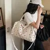 Bolsa de Viaje Transfronteriza de Gran Capacidad con Ruedas y Mango Extensible, Se Puede Usar como Bolso de Mano o Bolso Cruzado, Adecuada para Viajes de Negocios de Corta Distancia, Deportes y Fitness
