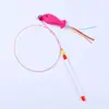 Palo de juguete para gatos, palo de juguete para gatos, palo de juguete para gatos con mango corto de alambre, palo de juguete para gatos, suministros para gatos