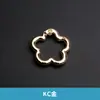 Cierre de Resorte Abierto Metálico con Forma de Flor Anilla de Resorte Llavero Gancho para Bolsos Joyería Accesorio de Bricolaje Materiales de Ferretería