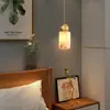 Lámpara de araña de lujo con luz de piedra de cobre para dormitorio, lámpara de noche, lámpara de comedor, estilo chino, europeo, estilo americano, lámpara de araña pequeña y sencilla.