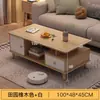Mesa de centro Sala de estar Oficina en casa Sofá pequeño móvil Mesa de té Minimalista moderno Balcón Mesa simple para preparar té