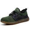 Versión en inglés de Zapatos de seguridad de verano Jifu para trabajos transfronterizos, Transpirables, Ligeros, Antigolpes, Antipinchazos, Zapatos de protección laboral, Zapatos de seguridad