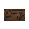 En stock, superventas, con corte, reflectante IR, multicolor, sello de bandera americana, insignia de nailon, parche accesorio para bolsa