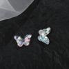 Primavera e Verão flor colorida com lantejoulas borboleta patch de resina DIY grampo de cabelo feito à mão Acessórios para joias brincos brincos material