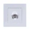 Tomada com interruptor multifuncional 13A branca para água quente a gás com USB e tomada de carregamento rápido
