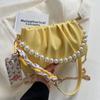 Bolso Pequeño Texturizado para Axila Mujer 2022 Nuevo Bolso Transfronterizo de Moda Verano Combinable Verde Rayas Hombro Cruzado Pequeño Cuadrado