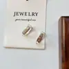 Brincos de Argola de Metal para Mulheres, Novo Estilo Popular, High-End, Luxo Leve, Design de Nicho, Brincos Versáteis e Únicos