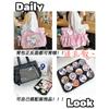 Mochila Dupla Face Estilo Ballet Laço de Fita Grande Capacidade Bolsa de Ombro/Axila Original Desenho Animado Bolsa de Dor Bolsa Tote