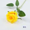 Flor artificial europeia de rosa pequena de galho único arranjo de flores para jardinagem decoração de sala de estar flor em garrafa forma de display de vitrine de shopping