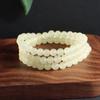 Pulsera China Nueva Tres Anillos Piedra Natural Macarrón Azúcar Jade Dopamina Amatista Pulsera En Vivo Tiktok Explosiones