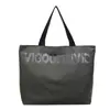 Bolso de Lona Grande con Letras para Mujer Otoño Nuevo Moda Coreana Bolso Tote de Hombro para Salir Bolso Bandolera Bolso de Compras