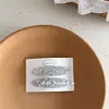 Pinza de Pelo de Lentejuelas Brillantes de Colores para Niños, Pinza Versátil Ovalada Simple, Pinza para Flequillo de Niñas, Pinza Lateral