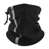 Cachecol de Lã Polar Quente de Inverno Máscara para Ciclismo Noturno ao Ar Livre à Prova de Frio Esqui Tira Refletora Cordão Cobertura de Pescoço Meio Rosto