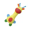 Brinquedo sonoro para animais de estimação, brinquedo de pelúcia de desenho animado para mastigar para cães, adequado para gatos e cães, brinquedo de treinamento, suprimentos para animais de estimação, design de girafa