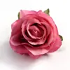 Cabeças de Flores de Rosa Artificiais Mais Vendidas Transfronteiriças, Flores de Rosa Atacado, Flores Artificiais de Seda DIY para Paredes de Flores, Flores de Rosa Artificiais