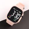 Reloj Inteligente Deportivo Electrónico LED Digital Cuadrado Multifuncional para Estudiantes Celebridad de Internet Impermeable Personalidad