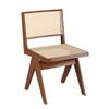 Silla de Ratán de Madera Maciza Cafetería Postre Tienda de Té con Leche Ocio Negociación Bar de Libros Mesa y Silla Hospedaje Familiar Restaurante Silla Viento Silencioso