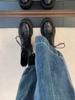 2026 Novas Botas Martin Estilo Retrô com Bico Redondo e Salto Grosso para Mulheres, Versáteis e Estilosas, Botas Curtas Western de Cano Alto, Versão Leve