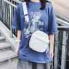 Bolso cruzado de PU de color sólido estilo tooling súper popular de Corea, bolso pequeño negro, bolso de hombro de estilo occidental avanzado, versátil
