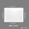 Película de respaldo transparente de alta calidad, autoadhesiva, PVC engrosado con adhesivo, bolsas de etiquetas autoadhesivas para estanterías de almacén, personalizables