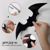 Calcomanías de Murciélago Negro de Halloween Personalizadas Suministros Decorativos 88 Piezas en un Paquete Calcomanías de Murciélago Estéreo 3D Calcomanías de Decoración para Fiesta