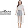 Impermeable engrosado de EVA para senderismo, poncho impermeable portátil de una pieza largo para adultos, ropa impermeable para montañismo para hombres y mujeres