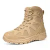 Botas de Montañismo de Caña Alta para Exteriores Transfronterizas Botas Tácticas Suela de Goma Resistentes al Desgaste Botas para Hombre Campamento de Invierno 2026 Fabricante Color Arena