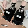 Pantuflas de Algodón Bola de Carbón para Mujer Invierno Interior Hogar Dormitorio de Hombres Felpa Cálido Antideslizante Peludas Pantuflas de Invierno para Hombres