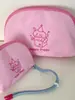 Bolsa de cosméticos para cachorros felices transfronteriza estilo simple Macaron ins gran capacidad bolsa de almacenamiento para empaque de ropa interior