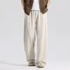 Calça Casual Longa Masculina de Marca da Moda Verão 2026, Secagem Rápida, Fresca, Fina para Caminhada ao Ar Livre com Efeito de Caimento, Pernas Retas