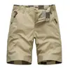 Pantalones Cortos de Verano para Hombre de Alto Algodón Rectos Lavables de Cinco Puntos