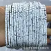 Cuentas Cuadradas de Amatista Natural de 3*3mm Cuentas Espaciadoras Cuadradas de Piedra Ojo de Tigre Cuentas para Pulsera Accesorios para Joyería DIY