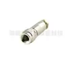 Conector M9 Totalmente Metálico 485 Núcleos 6 Pines 7 Agujeros Impermeable Ip67 Soldadura por Inmersión Rosca de Bloqueo Micro Conector