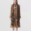 Cachecol Longo de Cashmere Xadrez 2022 Popular na Internet no Little Red Book Moda Outono e Inverno Cachecol de Uso Duplo Cachecol Lenço