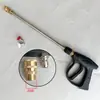 Peças para Lavadora de Carros de Alta Pressão Modelo 280380 Pistola de Água para Lavagem de Carros em Forma de Leque Cabeça de Pistola Pulverizadora de Bomba de Carro com Escova Ferramentas para Máquina de Limpeza Yili