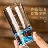 0,1kg Taça de Vinho Branco Jinshan Lanshan Doméstica com Escala Vista da Montanha Taça de Vinho Luxo Leve Vidro de Negócios de Ponta Decantador