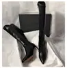 Botas altas de cuero con tacón grueso, botas altas de tacón alto con punta fina y alargadoras, estilo nuevo para mujer 2026, botas altas versátiles hasta la rodilla para mujer