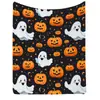 Manta de Flanela Amazon Transfronteiriça Halloween Desenho Animado Fofo Fantasma Branco Manta de Atmosfera Festiva Manta de Sesta