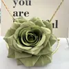Nuevo producto transfronterizo: flores de rosa artificiales para arreglos de boda, decoraciones de pasillo, decoraciones de recepción de hotel y capullos de flor para decoración de pared