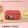 Bolsa de Maquillaje de Gran Capacidad con Autorización Oficial de Sanrio, Linda Bolsa de Almacenamiento para Mujeres Hellokitty