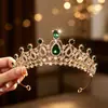 Corona de novia transfronteriza Accesorio para el cabello barroco Regalo de cumpleaños de princesa Diadema para fiesta de actuación Accesorio para vestido Corona para mujer
