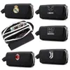 Estuche para Lápices Barcelona Messi Juventus Ronaldo Tela Oxford Doble ac Milan Chelsea Tottenham Real Madrid Bolsa de Almacenamiento para Papelería